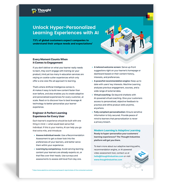 Modernize Your Learner Experience | Thought Industries
